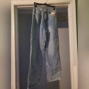 Women's Blue Hello Kitty Jeans